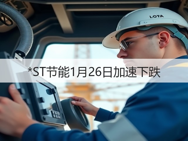 *ST节能1月26日加速下跌(图3)