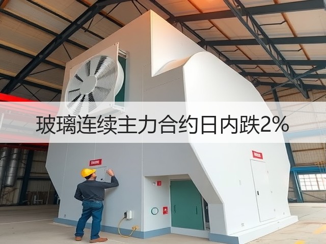 玻璃连续主力合约日内跌2%(图1)