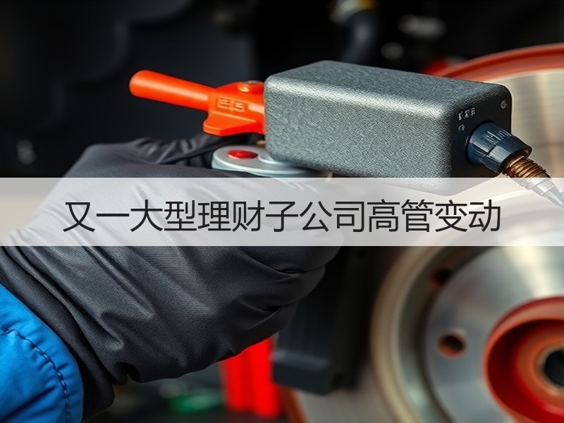 又一大型理财子公司高管变动