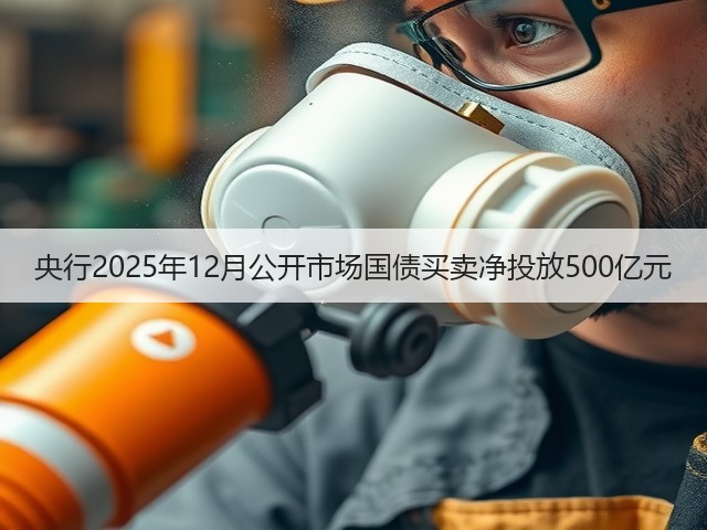 央行2025年12月公开市场国债买卖净投放500亿元(图2)