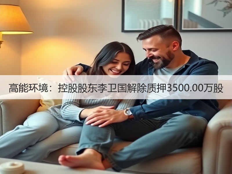 高能环境：控股股东李卫国解除质押3500.00万股
