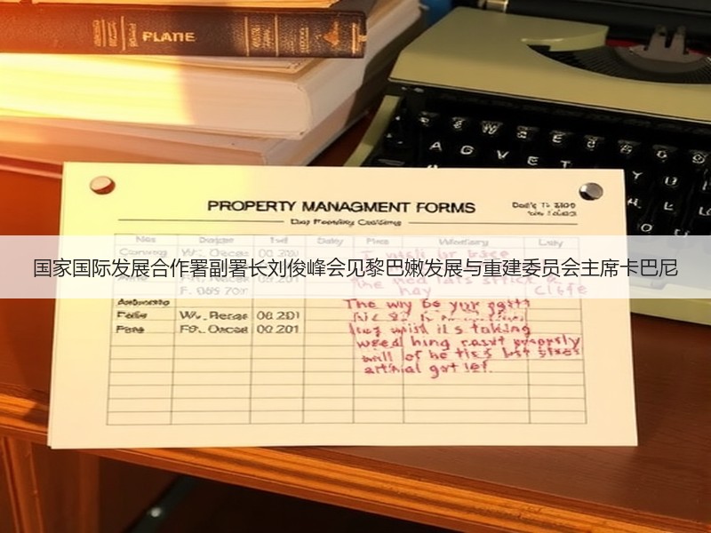 国家国际发展合作署副署长刘俊峰会见黎巴嫩发展与重建委员会主席卡巴尼
