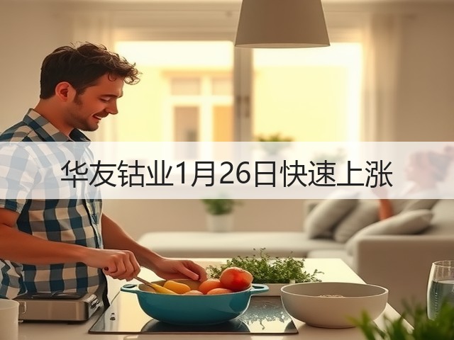 华友钴业1月26日快速上涨(图3)