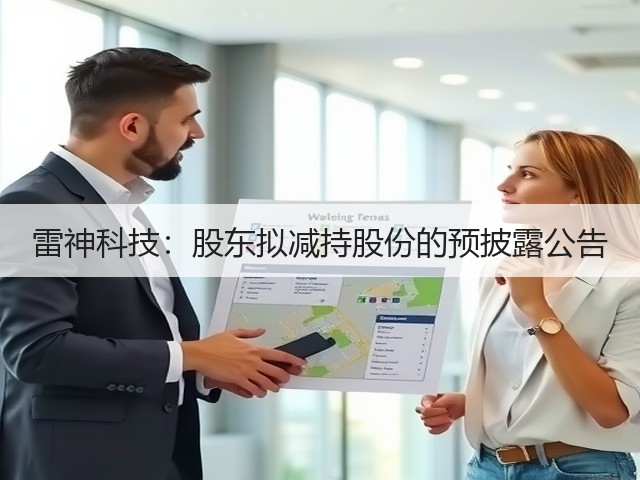 雷神科技:股东拟减持股份的预披露公告(图3) 雷神科技:股东拟减持股份的预披露公告(图3)