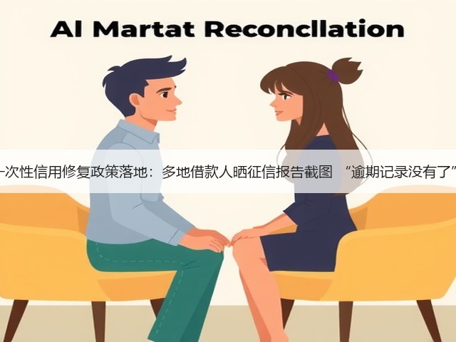 一次性信用修复政策落地：多地借款人晒征信报告截图 “逾期记录没有了”(图2)
