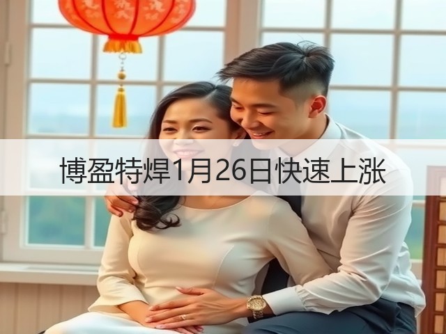 博盈特焊1月26日快速上涨(图1)