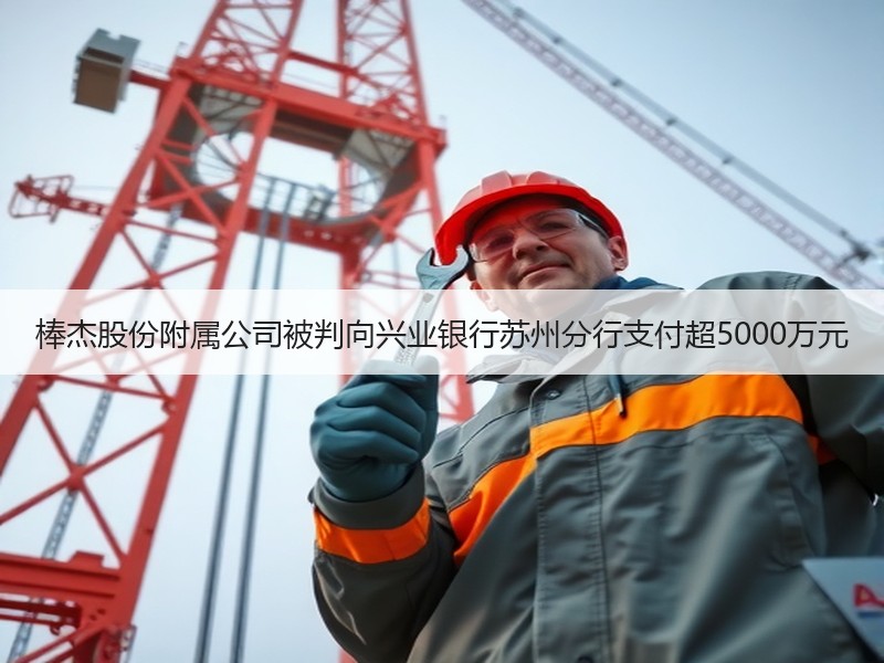 棒杰股份附属公司被判向兴业银行苏州分行支付超5000万元
