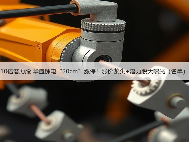 10倍潜力股 华盛锂电“20cm”涨停！涨价龙头+潜力股大曝光（名单）(图1)