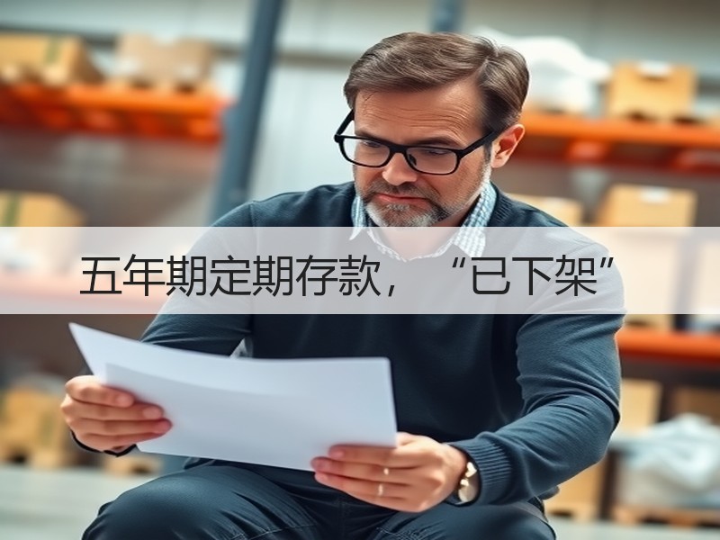 五年期定期存款，“已下架”