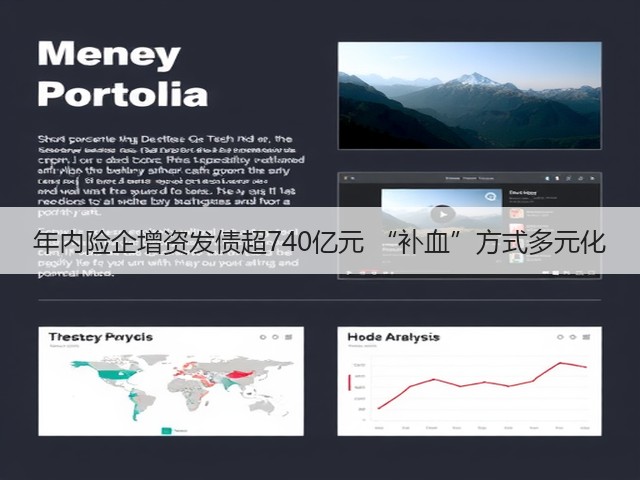 年内险企增资发债超740亿元 “补血”方式多元化(图1) 年内险企增资发债超740亿元 “补血”方式多元化(图1)