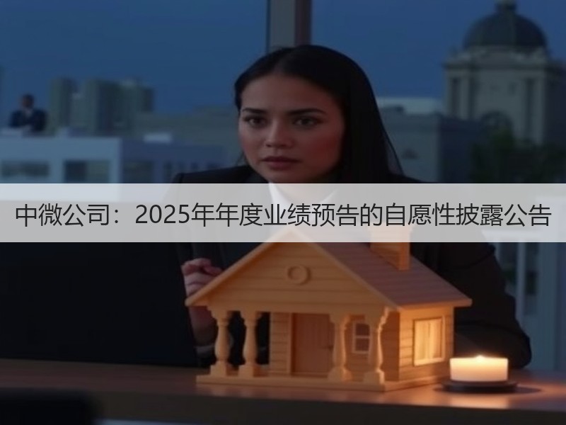 中微公司：2025年年度业绩预告的自愿性披露公告