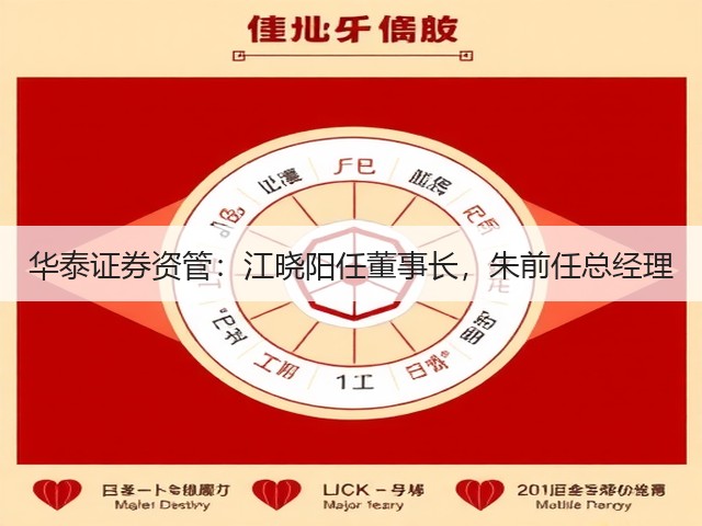 华泰证券资管:江晓阳任董事长,朱前任总经理(图3) 华泰证券资管:江晓阳任董事长,朱前任总经理(图3)