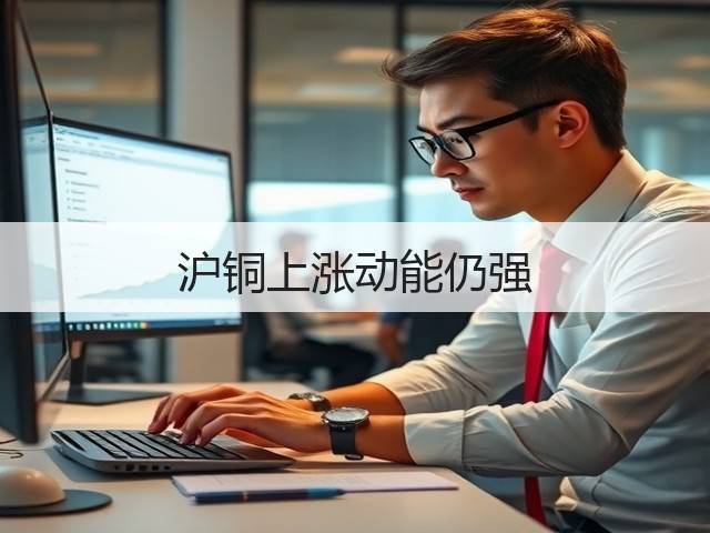 沪铜上涨动能仍强(图1) 沪铜上涨动能仍强(图1)