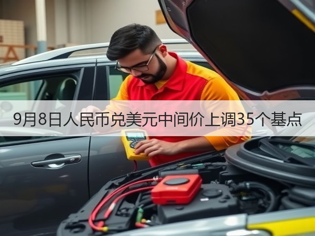 9月8日人民币兑美元中间价上调35个基点(图2) 9月8日人民币兑美元中间价上调35个基点(图2)