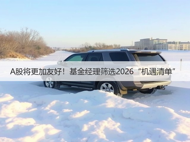 A股将更加友好！基金经理筛选2026“机遇清单”(图3)