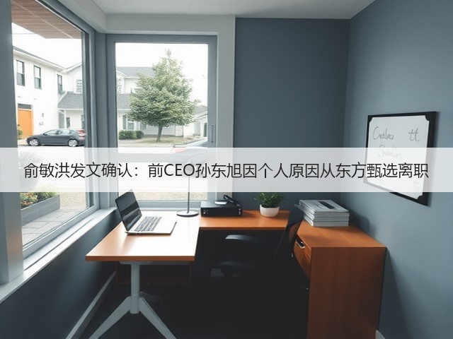俞敏洪发文确认:前CEO孙东旭因个人原因从东方甄选离职(图2) 俞敏洪发文确认:前CEO孙东旭因个人原因从东方甄选离职(图2)