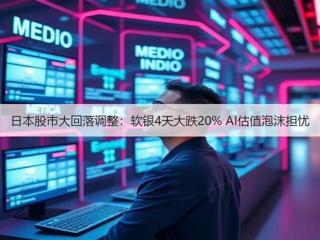 日本股市大回落调整:软银4天大跌20% AI估值泡沫担忧(图1) 日本股市大回落调整:软银4天大跌20% AI估值泡沫担忧(图1)