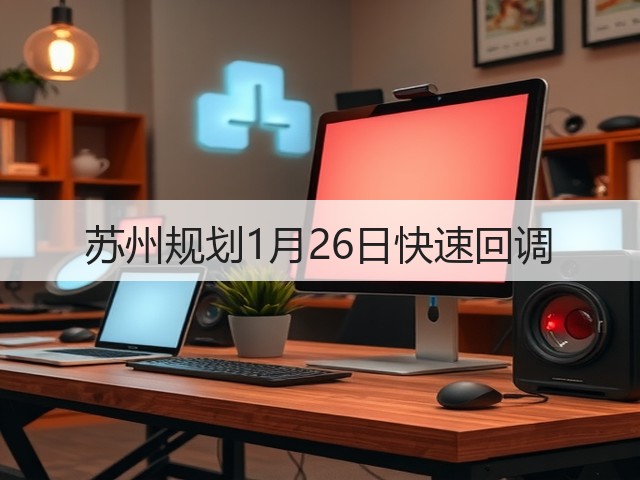 苏州规划1月26日快速回调(图2) 苏州规划1月26日快速回调(图2)