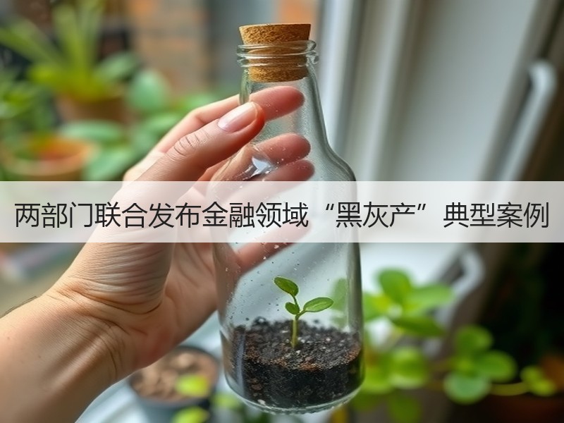 两部门联合发布金融领域“黑灰产”典型案例