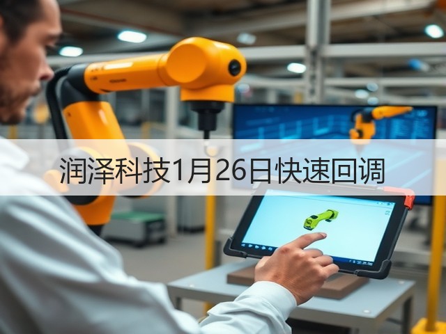 润泽科技1月26日快速回调(图2) 润泽科技1月26日快速回调(图2)