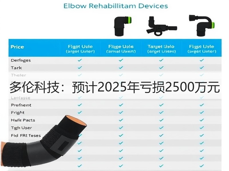 多伦科技：预计2025年亏损2500万元