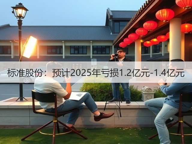 标准股份:预计2025年亏损1.2亿元-1.4亿元(图1) 标准股份:预计2025年亏损1.2亿元-1.4亿元(图1)