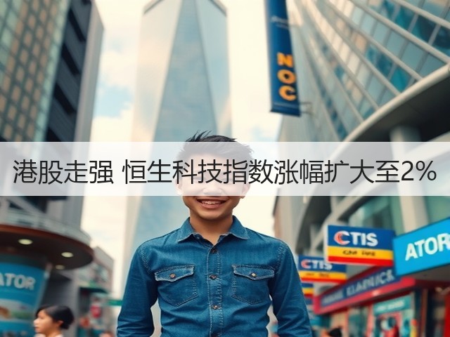 港股走强 恒生科技指数涨幅扩大至2%(图1)